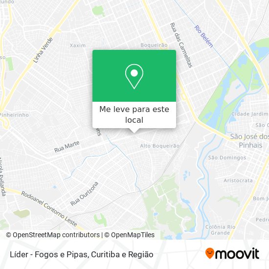 Líder - Fogos e Pipas mapa