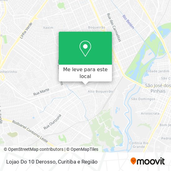 Lojao Do 10 Derosso mapa