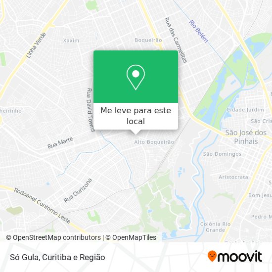 Só Gula mapa