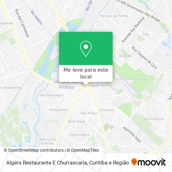Algers Restaurante E Churrascaria mapa