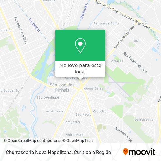 Churrascaria Nova Napolitana mapa