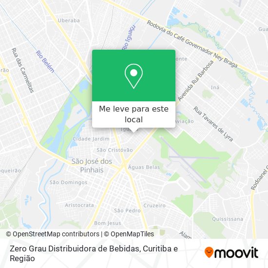 Zero Grau Distribuidora de Bebidas mapa