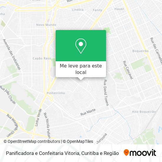 Panificadora e Confeitaria Vitoria mapa