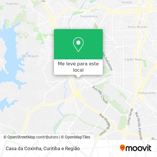 Casa da Coxinha mapa