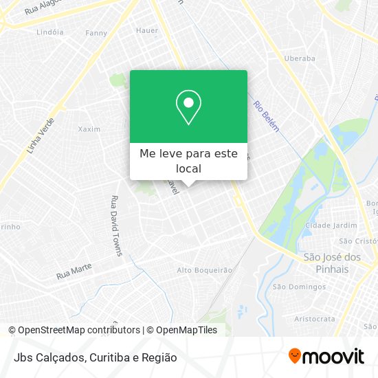 Jbs Calçados mapa