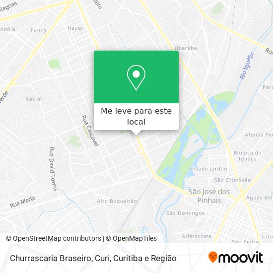 Churrascaria Braseiro, Curi mapa