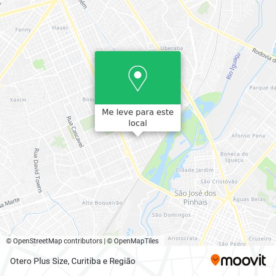 Otero Plus Size mapa