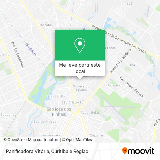 Panificadora Vitória mapa