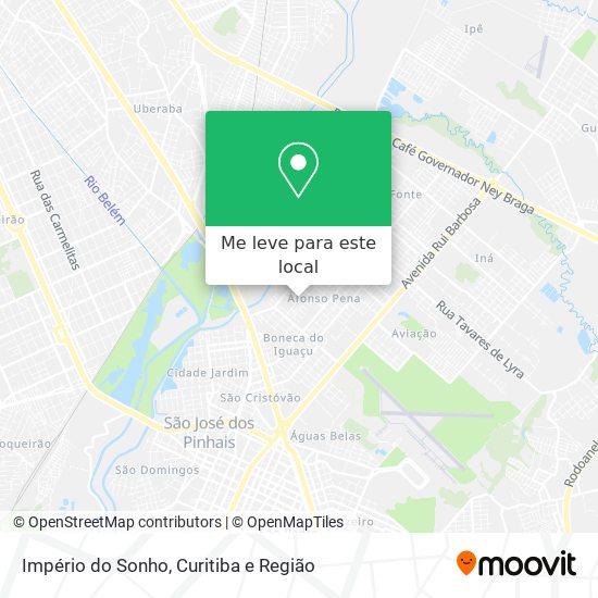 Império do Sonho mapa