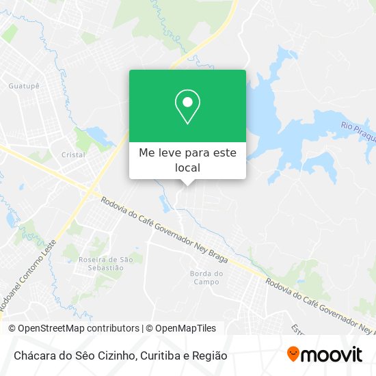 Chácara do Sêo Cizinho mapa
