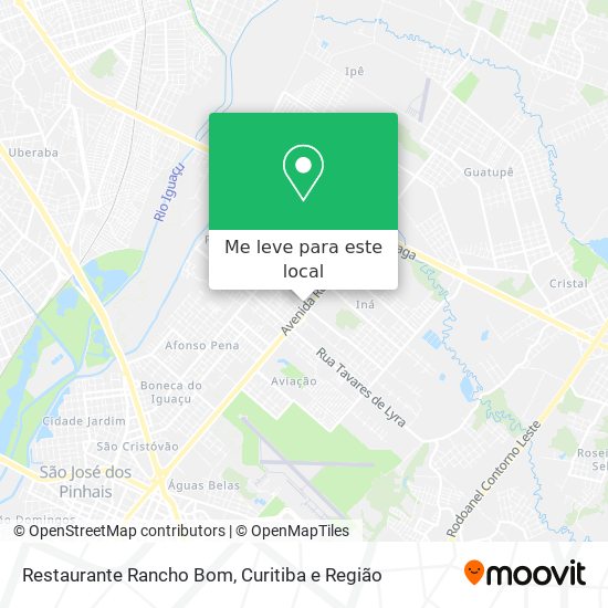 Restaurante Rancho Bom mapa