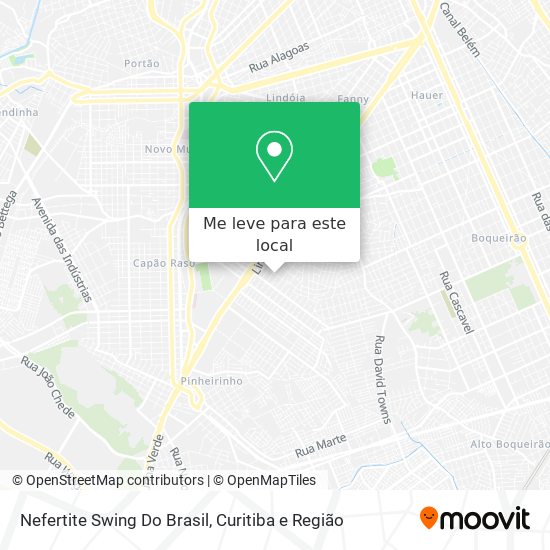 Nefertite Swing Do Brasil mapa