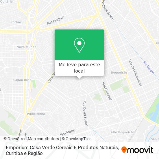 Emporium Casa Verde Cereais E Produtos Naturais mapa