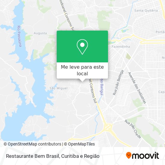 Restaurante Bem Brasil mapa