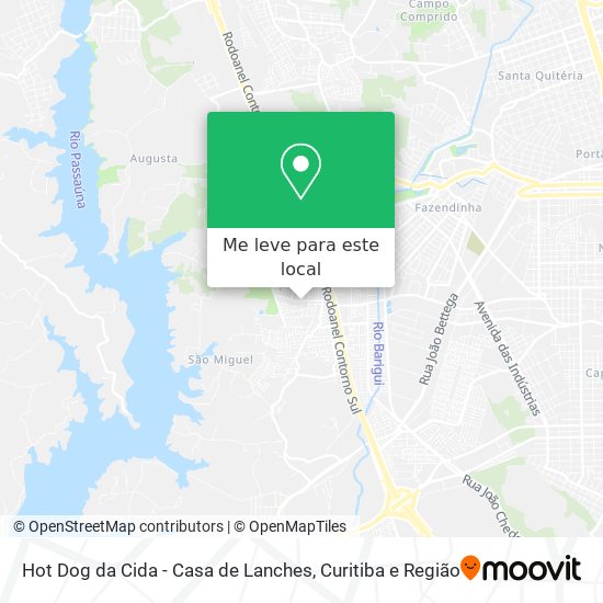 Hot Dog da Cida - Casa de Lanches mapa
