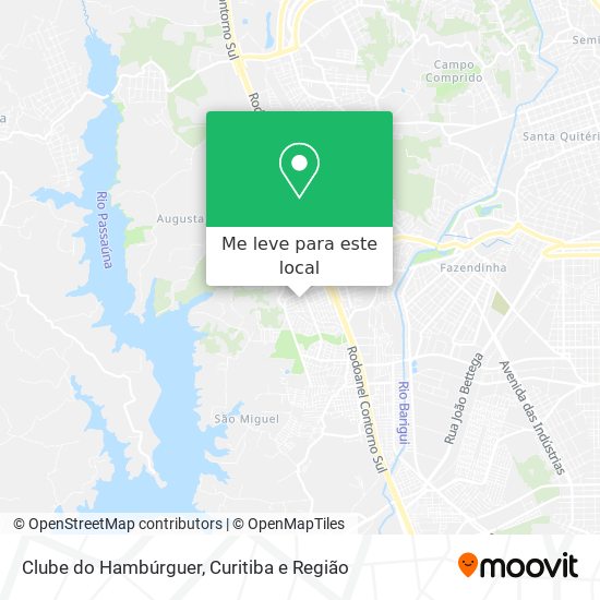 Clube do Hambúrguer mapa