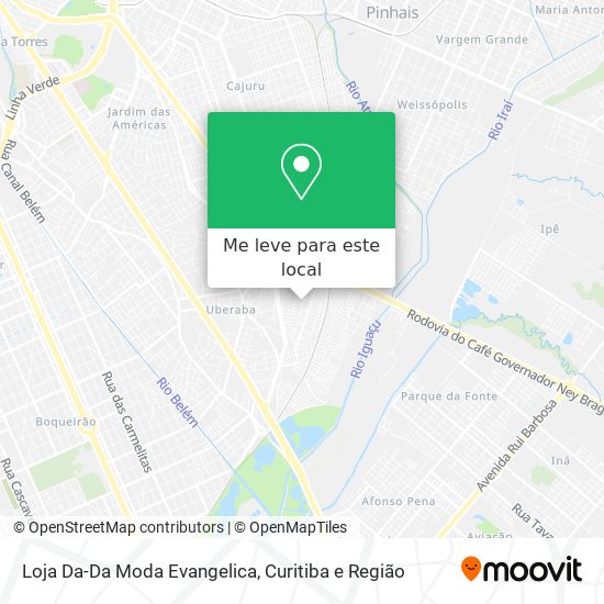 Loja Da-Da Moda Evangelica mapa