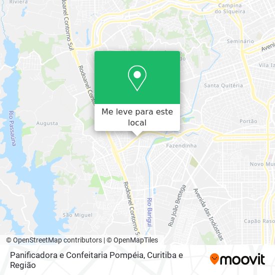 Panificadora e Confeitaria Pompéia mapa
