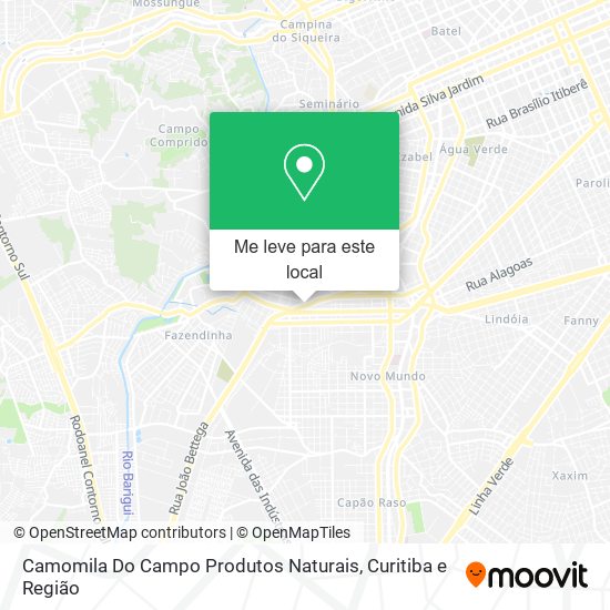 Camomila Do Campo Produtos Naturais mapa