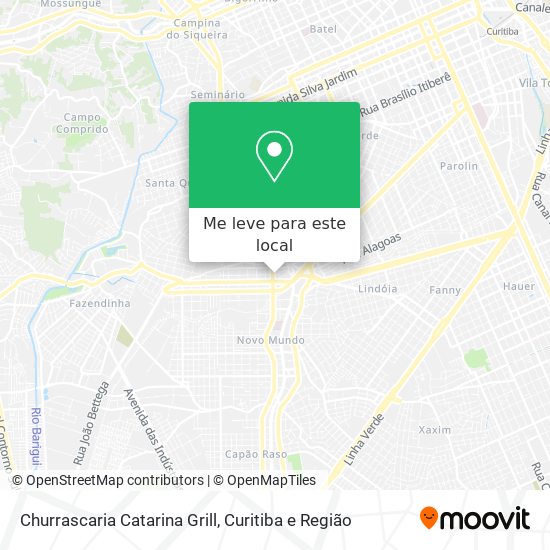 Churrascaria Catarina Grill mapa