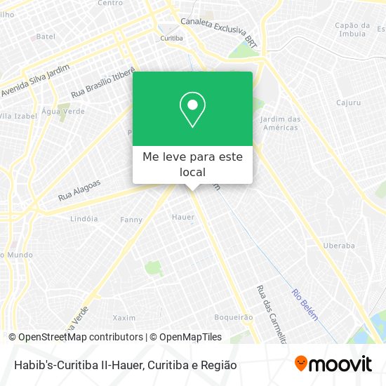 Habib's-Curitiba II-Hauer mapa