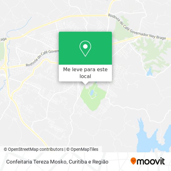 Confeitaria Tereza Mosko mapa