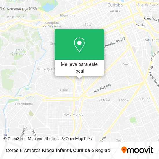 Cores E Amores Moda Infantil mapa