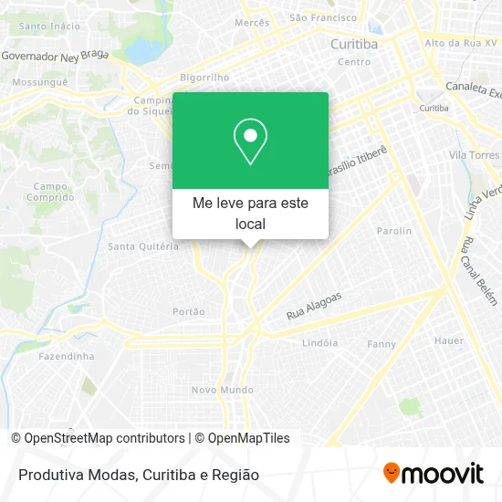 Produtiva Modas mapa