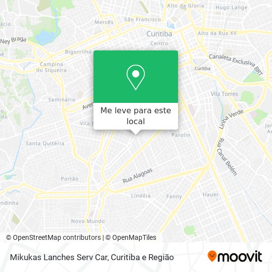 Mikukas Lanches Serv Car mapa