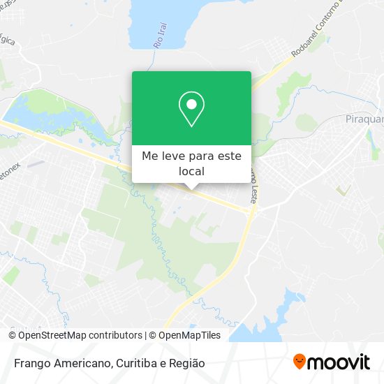 Frango Americano mapa