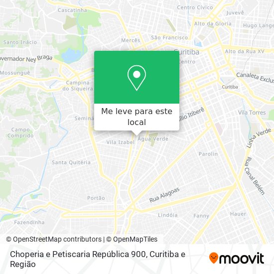 Choperia e Petiscaria República 900 mapa