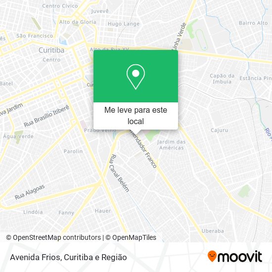 Avenida Frios mapa