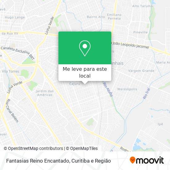 Fantasias Reino Encantado mapa