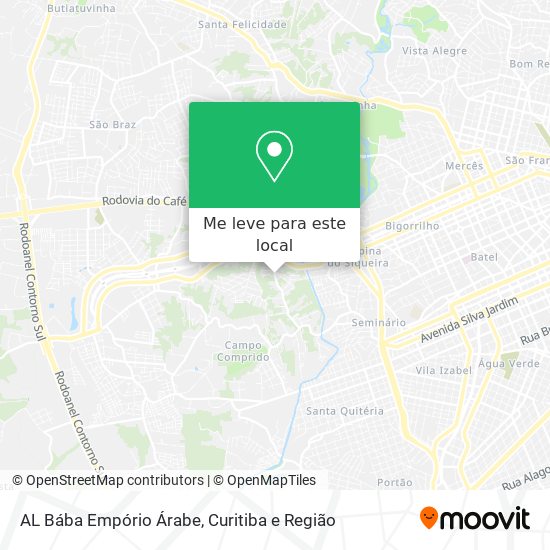 AL Bába Empório Árabe mapa