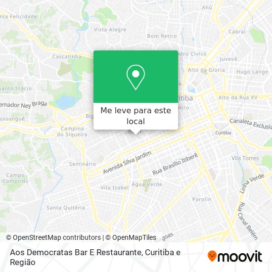 Aos Democratas Bar E Restaurante mapa