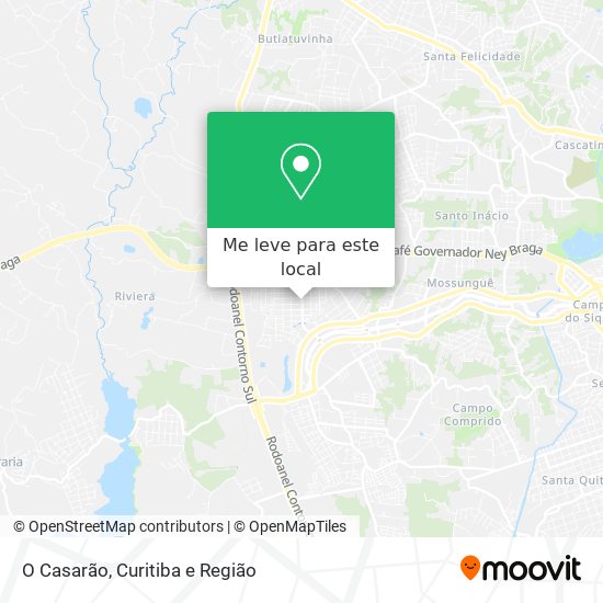 O Casarão mapa
