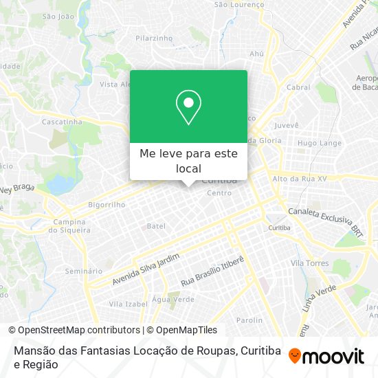 Mansão das Fantasias Locação de Roupas mapa