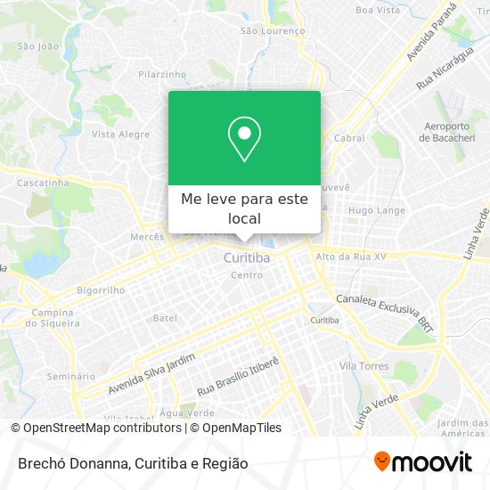 Brechó Donanna mapa