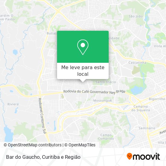 Bar do Gaucho mapa