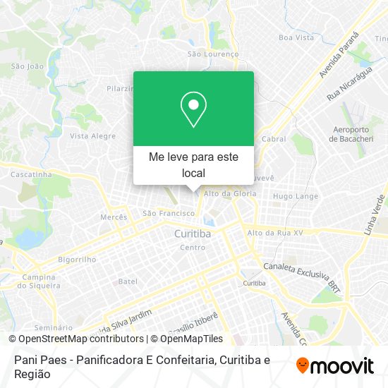 Pani Paes - Panificadora E Confeitaria mapa