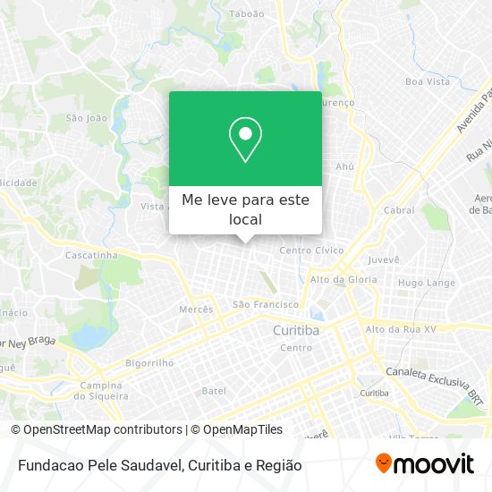 Fundacao Pele Saudavel mapa