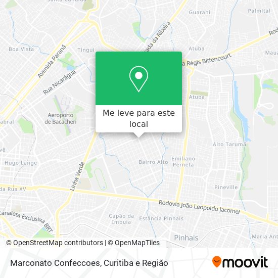 Marconato Confeccoes mapa