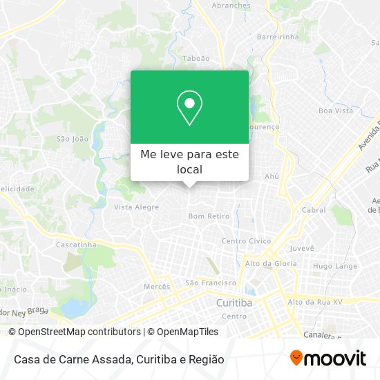 Casa de Carne Assada mapa