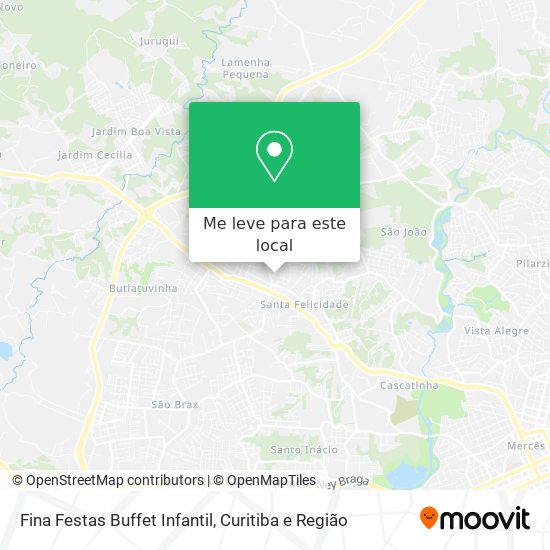 Fina Festas Buffet Infantil mapa