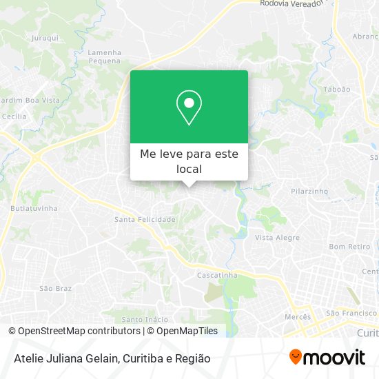 Atelie Juliana Gelain mapa