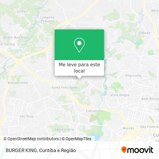 BURGER KING mapa