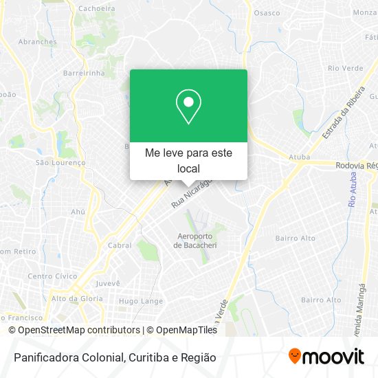 Panificadora Colonial mapa