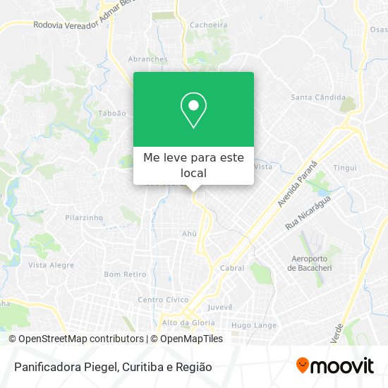 Panificadora Piegel mapa