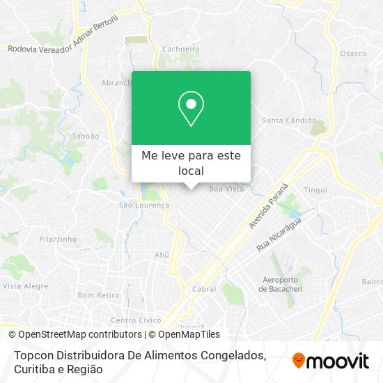 Topcon Distribuidora De Alimentos Congelados mapa