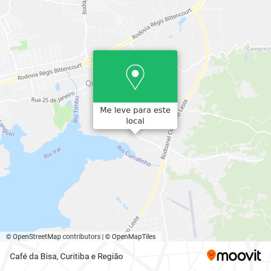 Café da Bisa mapa